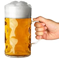 Bar@Drinkstuff - Stein plástico cerveza cerveza 2 | mugs 1ltr cerveza stein- alemán stein- plástico
